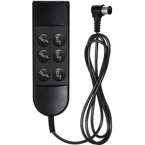 Contrôleur de levage de canapé à bouton rond 5A, contrôleur de moteur unique pour appareils électroménagers, câble à 4 conducteurs 22AWG (1/5)