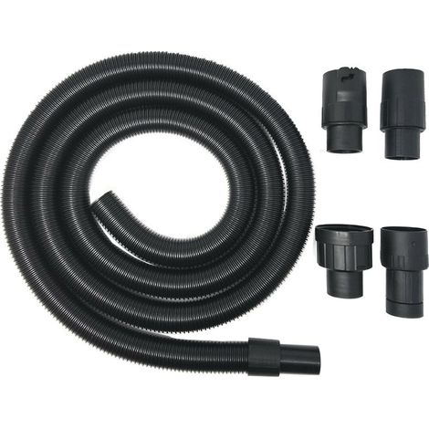 – Tuyau d'aspirateur 3 mètres avec 4 adaptateurs – Compatible systèmes 35/36 mm – Pour aspirateurs eau et poussière – Accessoire professionnel (1/5)