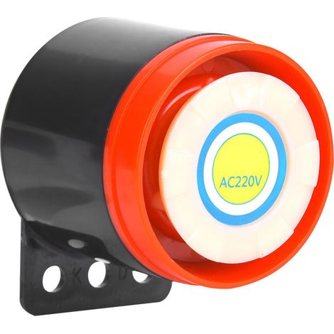 220 V Wechselstrom, 110 dB, aktiver Summer mit Kabel für Elektronik-Bastelprojekte (1/5)