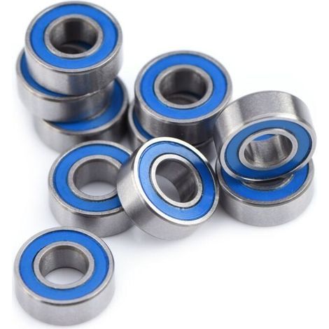 Lot of 10 Miniature Double Shielded Steel Ball Bearings 5 x 11 x 4 mm (1/4)
