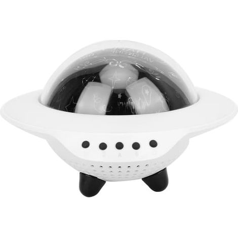 Lampe projecteur de ciel étoilé rotative avec veilleuse réglable et haut-parleur Bluetooth intégré (1/5)