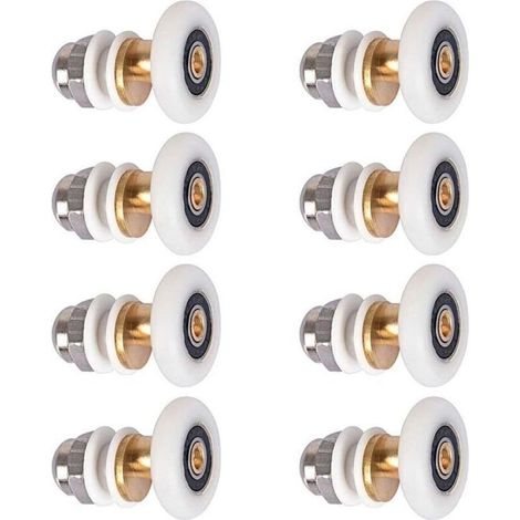 Shower Door Roller - Shower Door Roller Sliding Door Roller Spare Wheel 8pcs 23mm (1/5)