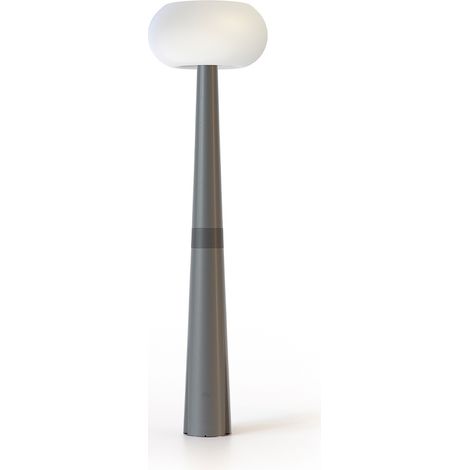 PEPITA 215 Farola híbrida de suelo para calle sin instalación. Carga solar y luz LED blanco neutro 4000K. Fabricado en España (1/4)