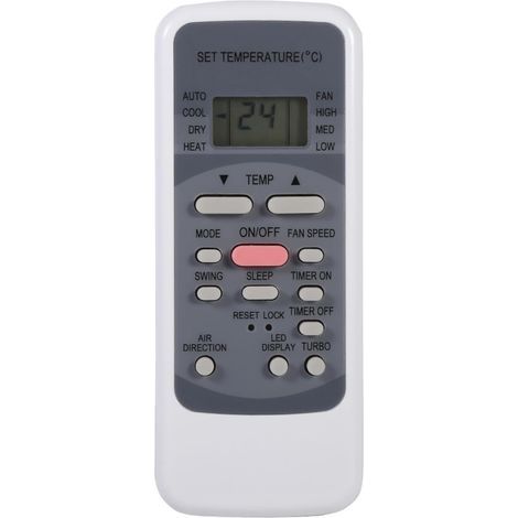 Universelle Fernbedienung für Klimaanlagen, kompatibel mit Klimaanlagen der Serie R51: R51/E, R51/CE, R51M/CE, R51D/E, R51M/BGE, R51M/BGE (1/5)