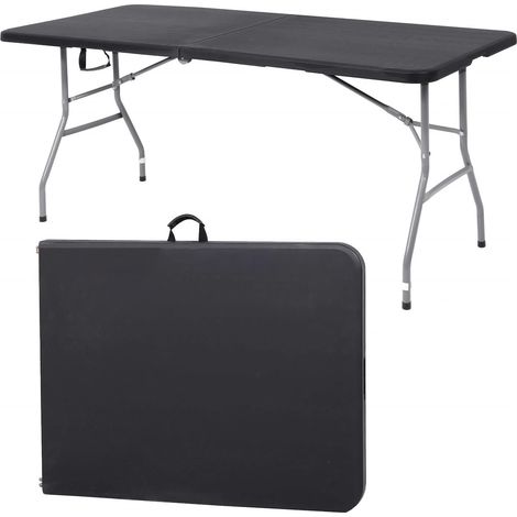 TAVOLO DA GIARDINO PIEGHEVOLE PER CATERING TURISTICO VALIGIA 180cm BANCHETTO