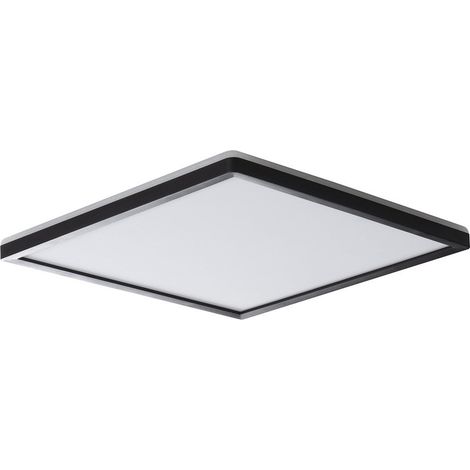 Plafonnier carré noir 30cm LED 17,5W CCT IP54 Kanlux (1/5)