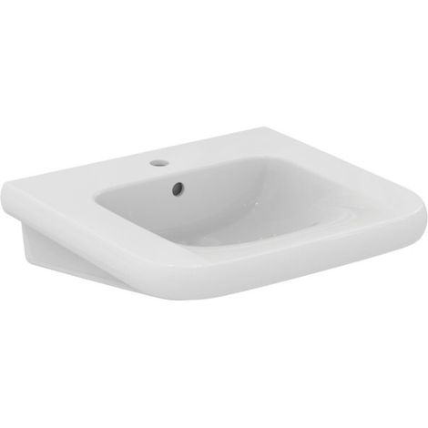 Ideal Standard E3617HY Lavabo Contour 21+ 1 trou robinet avec trop-plein (1/5)