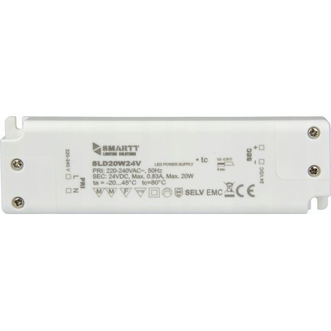 Möbelnetzteil für LED-Streifen, 20 W, 24 V DC, universelle Konstantspannung (1/5)