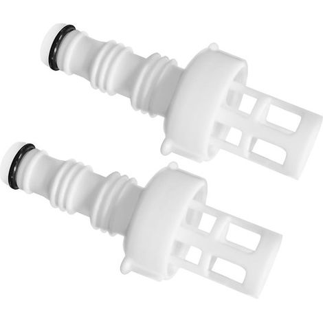 Adaptateur de tuyau de vidange pour piscine Intex 10201 : Adaptateur et bouchon pour tuyau de vidange de piscine (lot de 2) (1/5)