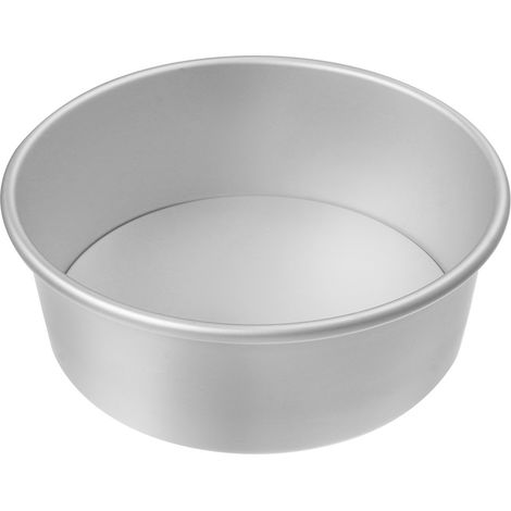 Moule à gâteau de 20 cm (8 pouces), moule à gâteau rond en acier inoxydable, non toxique et sain, finition miroir (1/3)