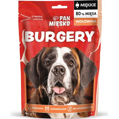 Golosina para perros adultos Mr. Meat Mono sabor carne de res, 100 g (1/2)