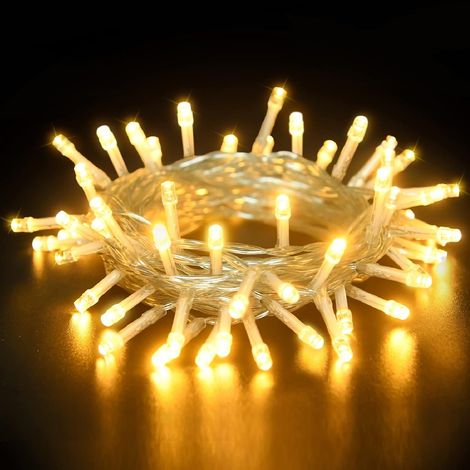Jiajia AI, Guirlande lumineuse à piles avec minuteur 20 LED pour jardin, terrasse et extérieur (1/5)