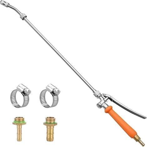 Spray Wand, 72cm Garden Sprayer Lance, Sprayer Accessory, Universal Brass Replacement for 3/8" and 1/4" Nozzles, for Gardens, Orchards, Car Washing (1/5)