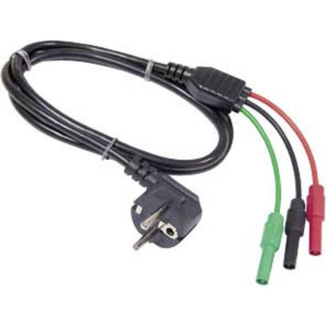 Multimetrix P06239307 cable de prueba para enchufe Schuko