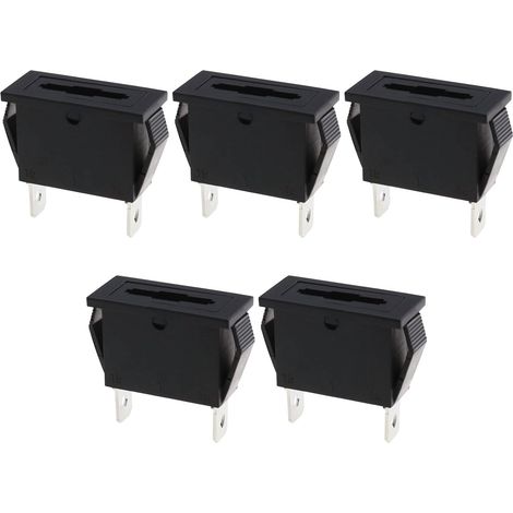 Lot de 5 Porte-fusibles à Lame Standard pour Voiture, camionnette, Moto, Scooter, Quad, Bateau, Tracteur 12 V 30 A (1/5)