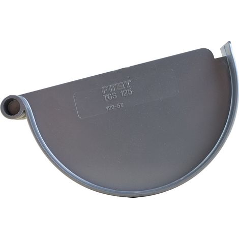 Raccord pour gouttière PVC 25 – Aspect zinc – Assemblage par collage – Résistant aux intempéries – Compatible avec profilés First Plast