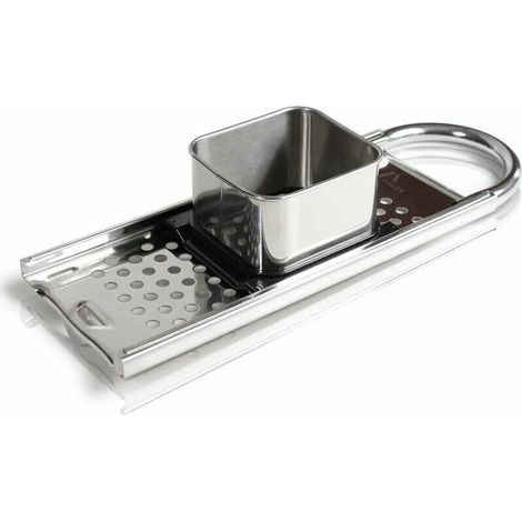 Grattugia per spaetzle in acciaio inox: lo stampo ideale per preparare spaetzle, pasta alsaziana e knoepfles fatti in casa. (1/4)
