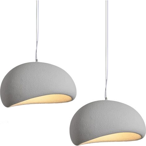 2X 50CM Creative Personalized Chandelier Indoor Ceiling Light E27 Retro Pendant Light Modern Grey Pendant Lights (1/5)