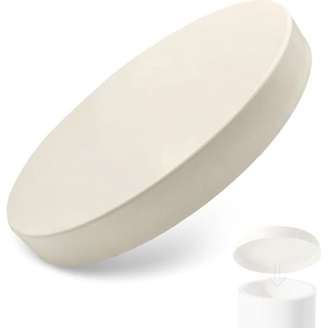White PVC Duct Cap 200mm Hose End Cap PVC Outdoor Hose Cover Backflow Valve Ventilation Drainage (1/5)