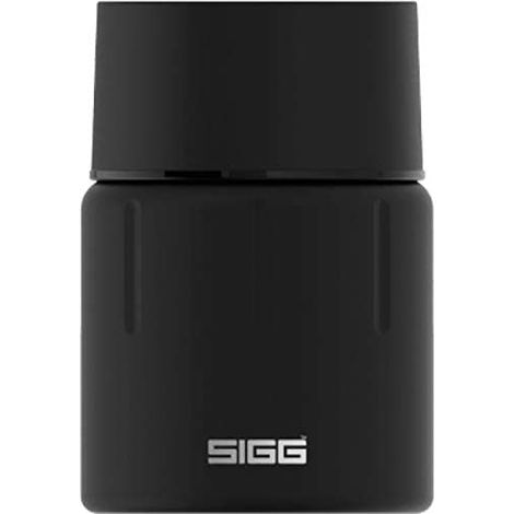 Sigg Gemstone Food Jar Obsidian Fiambrera térmica de comida (0.75 L), termo aislante para oficina, colegio y excursiones, táper termo de acero inoxidable 18/8 de calidad (1/5)