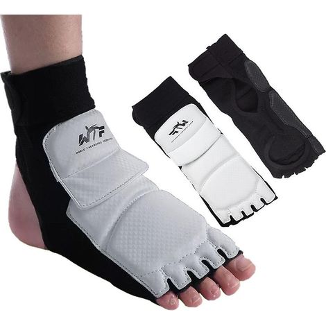 Protège-pieds de combat Taekwondo, Karaté, Boxe, garde de pied pour arts martiaux, équipement de protection pour Kung Fu et entraînement. (1/5)