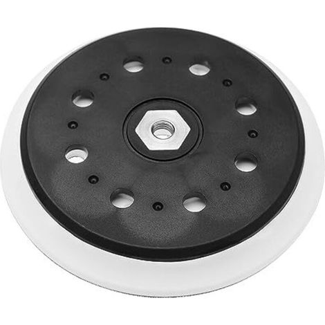 Plateau de polissage auto-agrippant 150 mm (6 pouces) à 15 trous, compatible avec les ponceuses orbitales aléatoires Makita BO6050 et BO6050J. Disque de polissage, plateau de protection et outils abra (1/5)