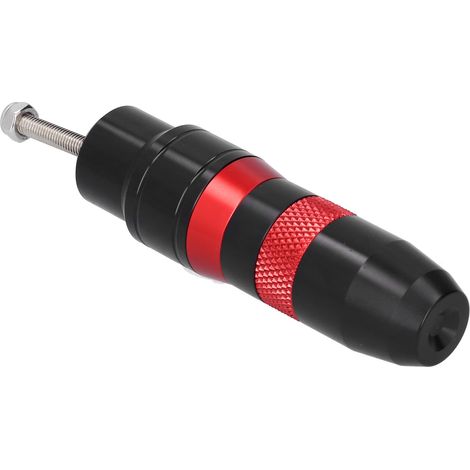 Protection Anti-Chute pour Tuyau d'Échappement Moto en Alliage d'Aluminium, Universel, Rouge (1/5)