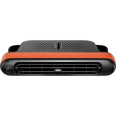 Ventilatore elettrico portatile – Ventilatore per auto con 3 velocità USB, design a 360°, raffreddamento a 5 pale (marrone), poggiatesta per sedile posteriore, veicoli, girevole, universale (1/5)