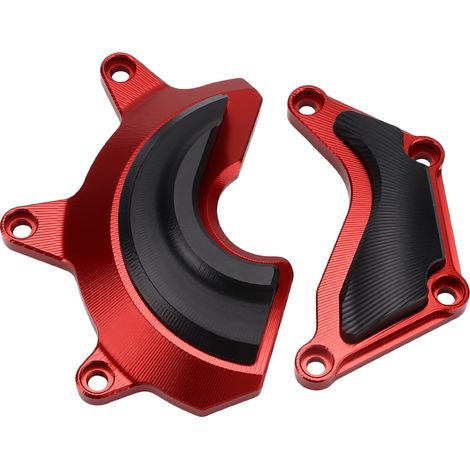 Protège-cylindres Moto Yamaha R6 YZF-R6 2019-2021, Embouts de Protection Chute, Kit de Remplacement, Rouge (1/5)