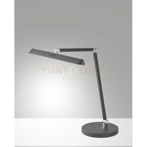 Lampada Beba Tavolo Antracite con 1 Luce Design Moderno Collezione BEBA Fabas