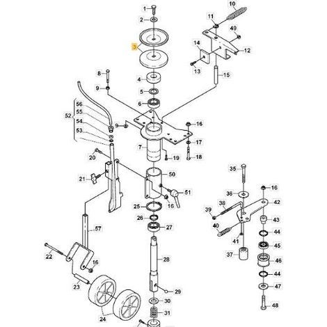 POLEA SELLO ORIGINAL STIGA - 1126-8010-01