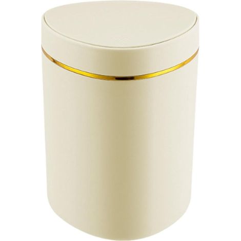Cestino triangolare - 12,5 x 16 cm - Ideale per uffici, bagni, cucine, soggiorni e camere da letto - Giallo (1/5)