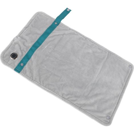 Couverture chauffante USB avec contrôle de température, couverture chauffante électrique multifonctionnelle, chaude et confortable pour les genoux, idéale pour la maison et le bureau (argentée). (1/5)