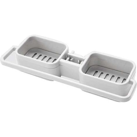 Porte-éponge, support suspendu sans perçage pour évier, panier à éponge, égouttoir, rangement pour cuisine, égouttoir, autres rangements, ustensiles de cuisine (1/5)