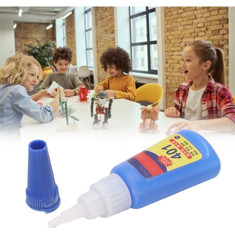 Colle plastique forte, colle pour bijoux, colle pour réparation de chaussures, colle à métaux à base d'eau, colle 401 (1/5)