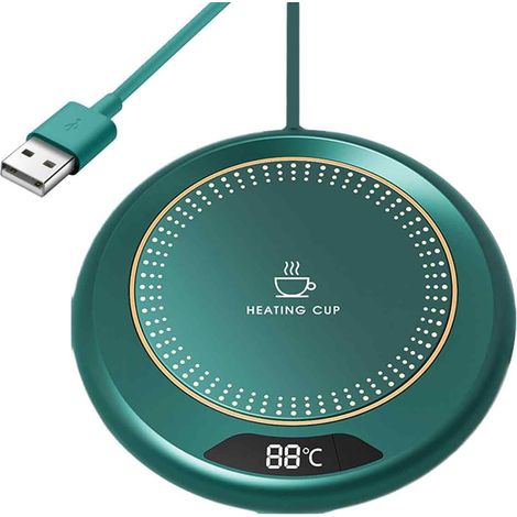 Chauffe-Tasse Bureau - Réchauffe Tasse Électrique à 3 Réglages de Température, Arrêt Automatique Pendant 8 Heures, USB (1/5)