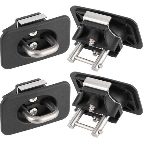 4 anneaux d'attelage ancrage pour Ford F-150 1998-2014, capacité de charge 1000 lbs, extensibles (1/5)