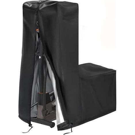 (181 x 74 x 165 cm, Noir) housse de Protection pour Machine d'exercice elliptique et Equipement de, Housse Anti-poussière et Étanche (1/5)