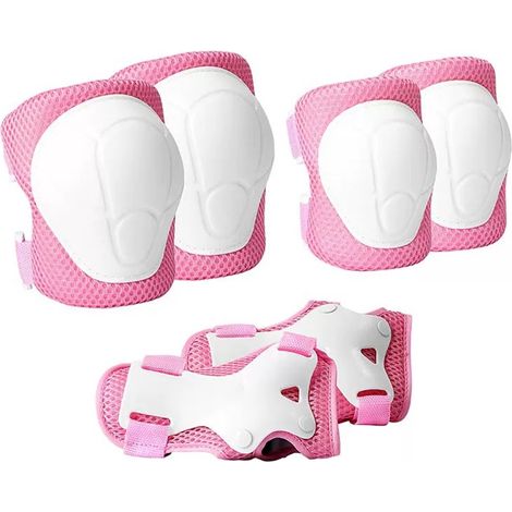 Équipement de protection enfant 3 en 1 - Genouillères pour enfants de 3 à 10 ans - Genouillères et coudières pour tout-petits avec protège-poignets (1/5)