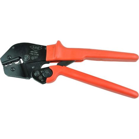 Pince à dénuder Pince à sertir les bornes for embouts de câble de 2,4,6,10mm² 4-1AWG, outil de sertissage à manchon de câble (1/2)