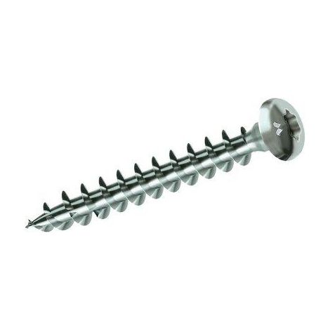 VITE TRUCIOLARE CC PANELVIT TX CHROM MUSTAD - CAVA CC FILETTO INTERO MM 5,0X35 CF=PZ 200- 1 confezioni