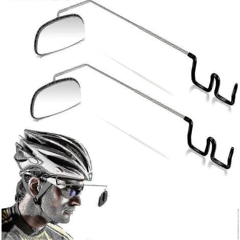 Accessoires de cyclisme (lot de 2) : Lunettes de cyclisme KF avec rétroviseur grand angle réglable à 360° WHBYV (1/4)