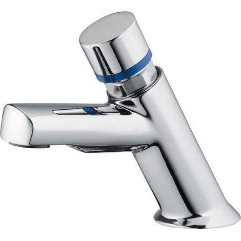 Idral – Robinet de lavabo temporisé 8250 – Limiteur de débit 6 l/min – Commande bouton poussoir – Installation salle de bain publique