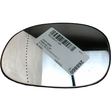 [PRODUIT D'OCCASION] Glace Retroviseur Exterieur G PEUGEOT 206 ♻️ Ref Oe. 8151cg - Garantie à vie (1/3)
