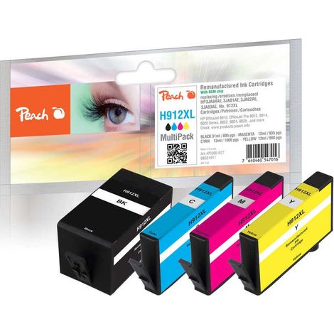 Peach PEACH Tinte komp HP No 912XL MP PI300-977
