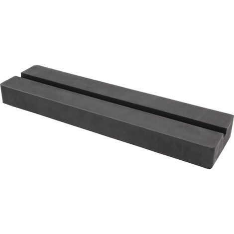 KS TOOLS  Almohadilla de  goma 09  con ranura  para elevadores  373 x  100 x  35 mm  - 160.0484 (1/4)
