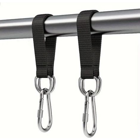 2 correas de nailon para hamaca de árbol, suspensión máxima de 400 kg, para columpio de jardín y silla de exterior.