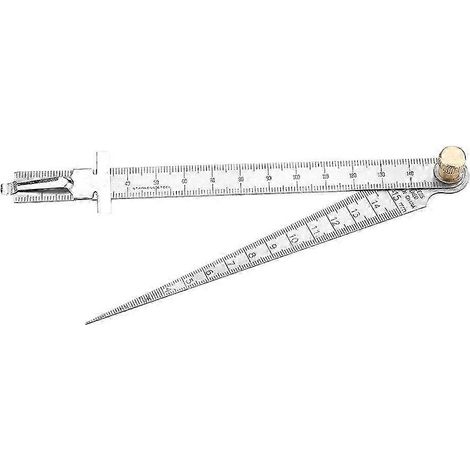Jauge d'épaisseur conique pour soudage en acier inoxydable, outil d'inspection des trous 1-15 mm YEMAA