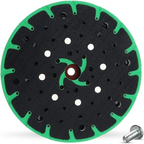 Plateau de ponçage 150 mm, plaque de ponçage d'aspiration de poussière 150 mm compatible avec ponceuse excentrique Festool Rotex RO, ETS 150, ETS EC 150, LEX (1/5)