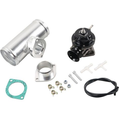 Kit di valvole Ride con anodizzazione dura per turbocompressori universali in alluminio tipo RS, per aumentare il flusso d'aria.